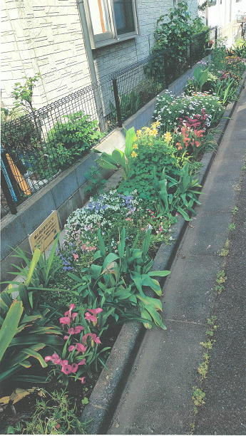 東新小岩2-21花壇